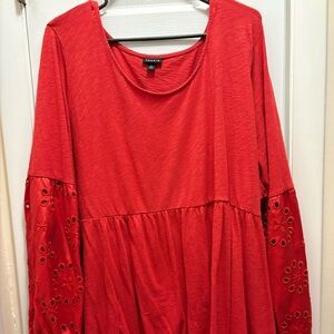 Torrid Vibrant Red/Orange Top